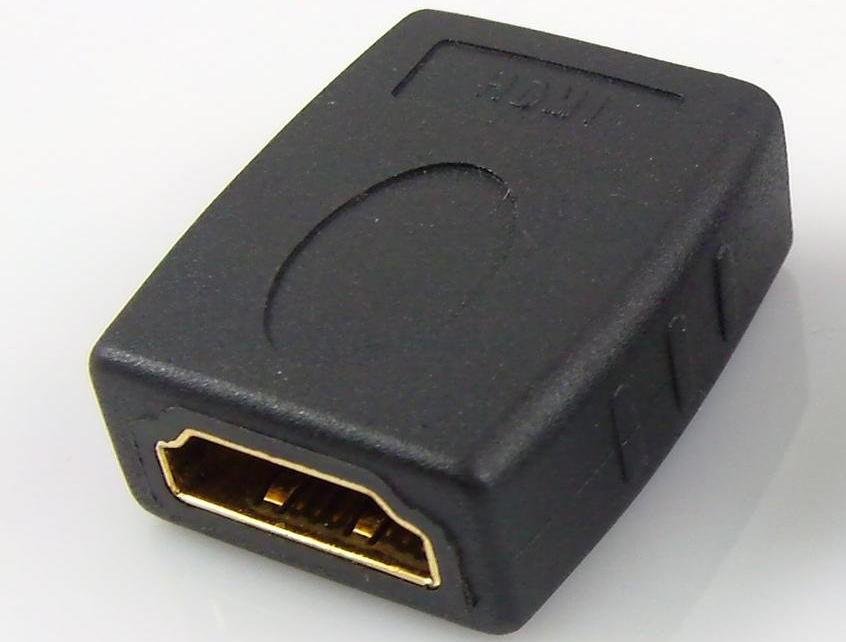 Gold HDMI Extender Female To Female Coupler Adapter Connector - Deals15.jpg