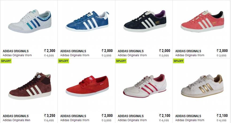 adidas flat shoes price