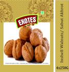 Exotes Premium Dry Fruits (Inshell Walnut/ Sabut Akhrot), 1000 g (Pack of 4x250grams)