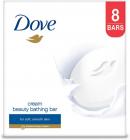 Dove Cream Beauty Bathing Bar  (800 g, Pack of 8)