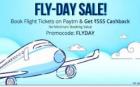 Rs 555 Cashback on Flight Bookings [No Minimum Booking]