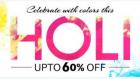 Holi Offers upto 60% Off