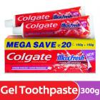 Colgate MaxFresh Anticavity Toothpaste Gel, Spicy Fresh - 300gm (Saver Pack)