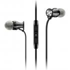 Sennheiser M2 IEI Momentum In-Ear Headphones (Black/Chrome) for Apple iPhone and iPad