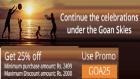 Extra 25% Off on Travel Deals (min purchase Rs. 2499)