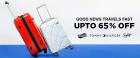 Safari ,American Tourister, Skybags & TOMMY HILFIGER Up to 65% Off + Extra 10% Off + 10% Cashback