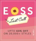 EOSS Upto 60% Off On 20,000 Styles + Extra Rs 100 Off