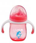 LuvLap Dolphin Sipper/Sippy Cup 160ml, Anti-Spill Design with Soft Silicone Spout, 6m+ (Pink)