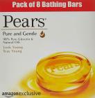 Pears Pure and Gentle Bathing Bar, 125 g (Pack of 8)