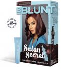 BBLUNT Salon Secret High Shine Creme Hair Colour, Mahogany Reddish Brown 4.56, 100g with Shine Tonic, 8ml