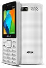 Aqua Shine - 2100 mAh Battery - Dual SIM Basic Mobile Phone - White