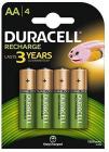 Duracell Plus 5000174 AA Rechargeable Batteries 1300 mAh (Pack of 4, Green)