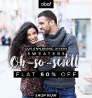 Flat 60% Off On Abof Winter-wear + Extra Rs 200 Off