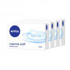 NIVEA Soap, Creme Soft, For Hands And Body, 125g (BUY 2 GET 2)