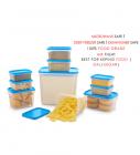 All Time Polka Blue Storage Container - Set of 10