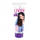 Livon Cream For Curly Hair,Fights frizz & dryness,Well-defined, super smooth curls, Moroccan Argan Oil, No Sulphates & No Paraben, 100 ml