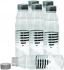 Princeware PET Fridge Bottle, 900 ml, Set of 6