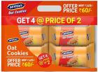 Mcvities Oat Cookies Combi 2+2, 300gm, (Pack of 4)