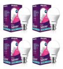 Philips Cool White 6500K Base B22 9W LED Bulb - Set of 4