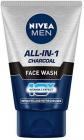 NIVEA MEN Face Wash (Charcoal), All-in-One, 100g