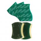 Scotch-Brite Scrub Sponge Large (Pack of 2) and Scrub Pad Large (Pack of 3)