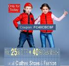 Flat 25% Off + 40% Cashback on all Clothes, Shoes & Fashion