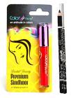 Color Fever Waterproof Liquid Sindoor - Traditional Red + Kajal Pencil