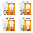 Wipro Garnet Base B22 10-Watt LED Bulb (Pack of 4, White)