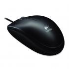 Logitech B100 Wired Optical Mouse (Black)