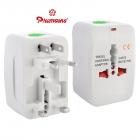 Universal World Wide Multi Plug Travel Charger Adapter (White)