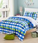 Ahmedabad Cotton Comfort 160 TC Cotton Single Bedsheet with 1 Pillow Cover - Multicolour