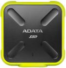 ADATA SD700 1TB Military Grade Shockproof Waterproof Portable USB 3.1 External SSD Solid State Drive (Yellow)