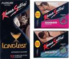 Kama Sutra Ribbed, Longlast, Dotted Condom (36S)-Set of 3