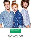 UCB Clothing Flat 60% Off + Extra 10% Cashback With SBI Card