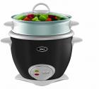 Oster 4731 3.6-Litre Rice Cooker with Steam Tray (Grey/Silver)