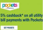 5% Cashback On All Utility Bill Payment (Postpaid, Gas, electricity, DTH and landline telephone bill