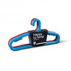 Happy To Hang Denimation Polypropylene Hanger (Blue and Red)