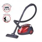 Inalsa Spruce-1200W Vacuum Cleaner for Home with Blower Function and Reusable dust Bag (Red/Black)