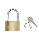 Stanley Solid Brass Standard Shackle Padlock - 70mm