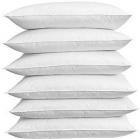 PumPum Plain Polyester Fibre Solid Sleeping Pillow Pack of 6  (White)