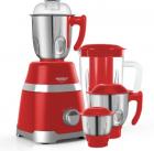 Maharaja Whiteline Ultramax Elite MX-222 800 W Mixer Grinder  (Red, Silver, 4 Jars)