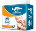 Supples Baby Pants Diapers, Medium, 72 Count