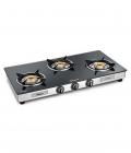 Sunflame Diamond 3B SS- GT 3 Burner Gas Stove Toughened Glass Top