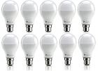 Syska SSK-SRL Base B22 9-Watt LED Bulb (Pack of 10, Cool White)