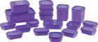 Mastercook Combo Packs - 7170 ml Polypropylene Grocery Container  (Pack of 18, Violet)