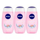 Nivea Waterlily and Oil Shower Gel, 250ml (Pack of 3)