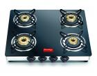 Prestige Marvel Glass Top Gas Table, 4 Burner