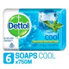 Dettol Cool Soap - 75g (Pack of 6)