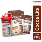 Soulfull Millet Smoothix- Cocoa Lite Protein Drink, 7 Sachets with Free Shaker