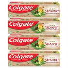 Colgate Swarna Vedshakti Ayurvedic Toothpaste, Anti-Bacterial Paste for Whole Mouth Health, With Neem, Clove, and Honey, 800g, 200g X 4